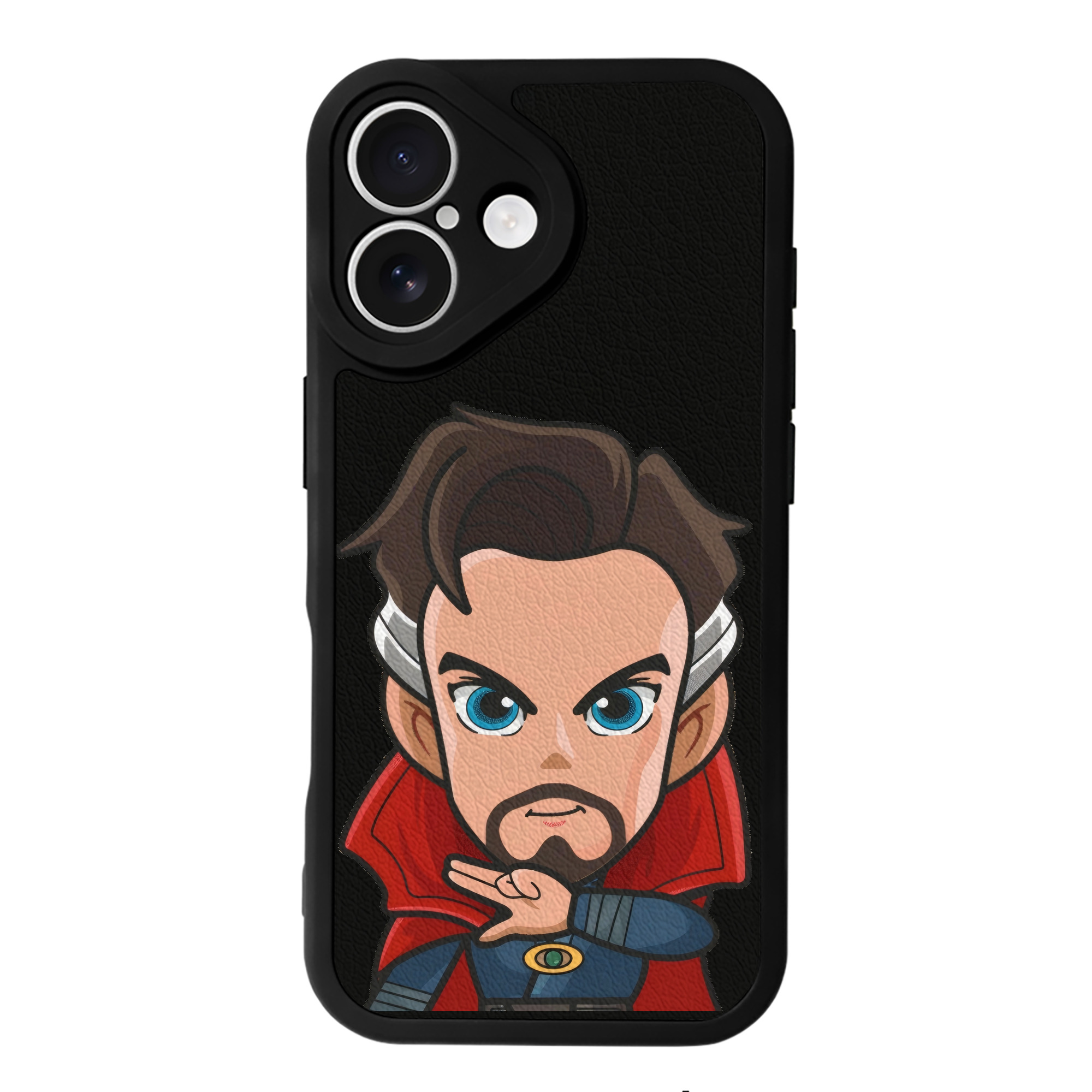（画像用） アベンジャーズ The Avengers 【iPhone 16シリーズ対応】シリコンスマホケース（レザー調） 材質：シリコン